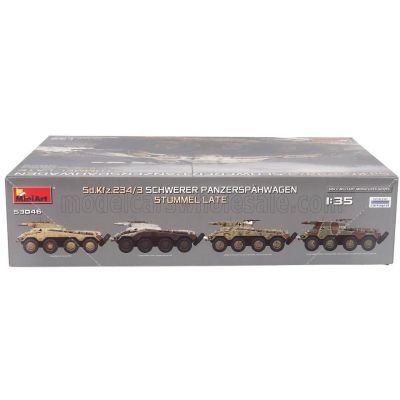 MINIART TANK SD.KFZ. 234/3 SCHWERER PANZERSPAHWAGEN ANFIBIO MILITARY 1/35