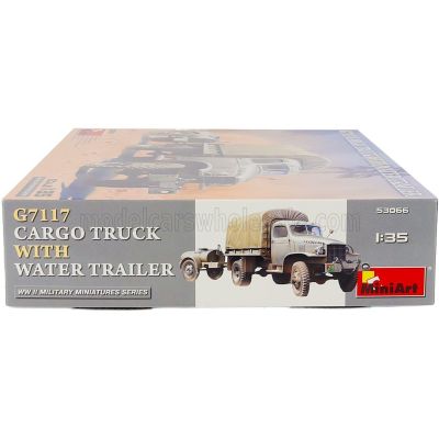 MINIART CHEVROLET G7117 CARGO TRUCK 2-ASSI WITH WATER TANK TRAILER 1955 1/35