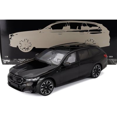 MINICHAMPS BMW 5-SERIES i5 M60 TOURING (G61) SW STATION WAGON 2024 - BLACK MET 1/18