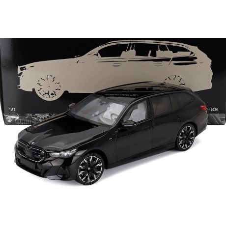 MINICHAMPS BMW 5-SERIES i5 M60 TOURING (G61) SW STATION WAGON 2024 - BLACK MET 1/18