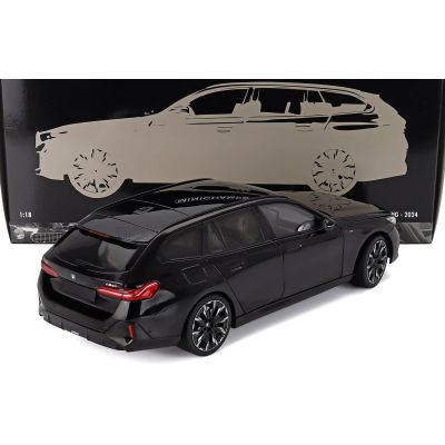 MINICHAMPS BMW 5-SERIES i5 M60 TOURING (G61) SW STATION WAGON 2024 - BLACK MET 1/18