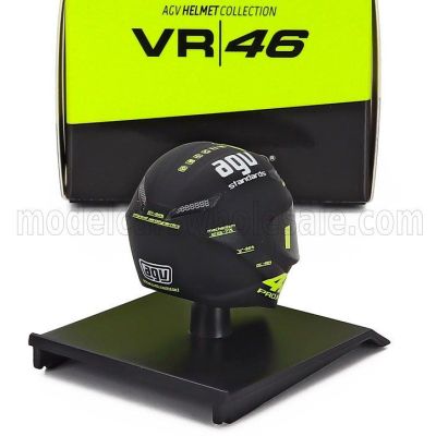 MINICHAMPS AGV CASCO HELMET VALENTINO ROSSI MOTOGP TEST SEPANG 2012 - BLACK 1/10