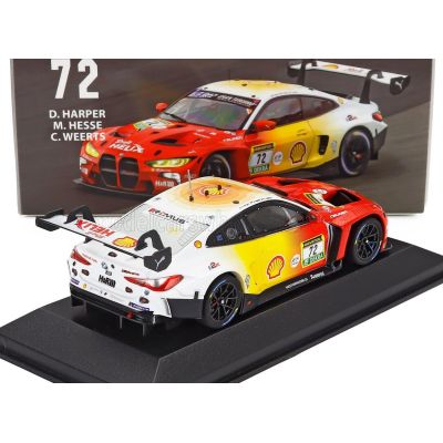MINICHAMPS BMW 4-SERIES M4 GT3 3.0L TWIN TURBO TEAM BMW RMG N 72 3rd 24h NURBURGRING 2024 DAN HARPER - MAX HESSE - CHARLES WEERT