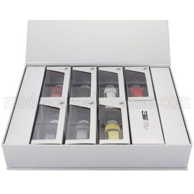MINICHAMPS BMW SET 7X 3-SERIES COLLECTION 50 YEARS - 7 GENERATION - E21 1975 - E30 1982 - E36 1990 - E46 1997 - E90 2005 - F30 2