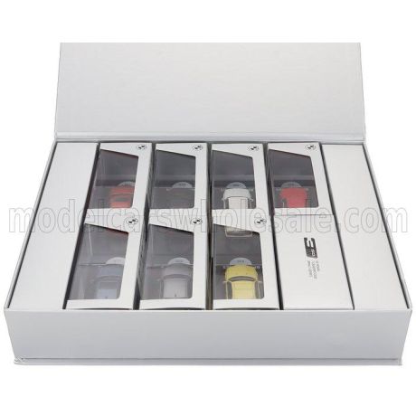 MINICHAMPS BMW SET 7X 3-SERIES COLLECTION 50 YEARS - 7 GENERATION - E21 1975 - E30 1982 - E36 1990 - E46 1997 - E90 2005 - F30 2