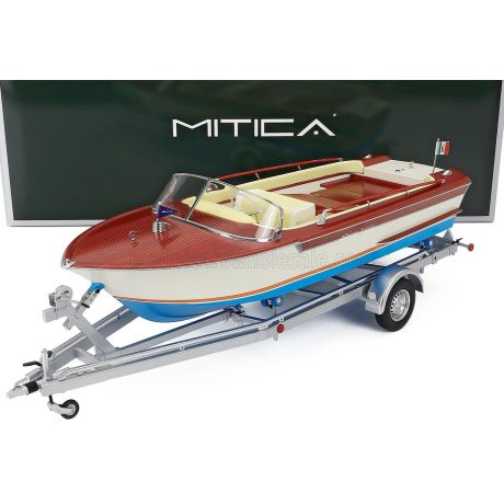 MITICA DIECAST RIVA RIVA JUNIOR 1966 - MOTOSCAFO - MOTORBOAT - IVORY YELLOW 1/18
