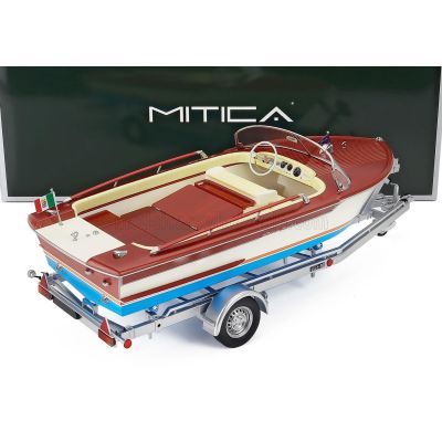 MITICA DIECAST RIVA RIVA JUNIOR 1966 - MOTOSCAFO - MOTORBOAT - IVORY YELLOW 1/18