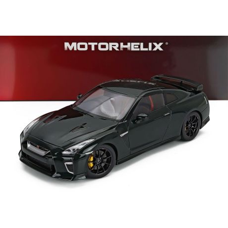 MOTORHELIX NISSAN GT-R (R35) NISMO T-SPEC COUPE 2022 - GREEN 1/18