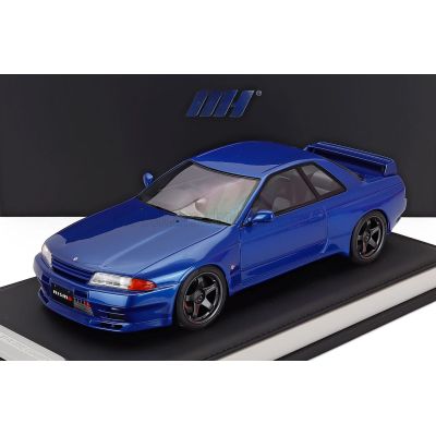 MOTORHELIX NISSAN SKYLINE GT-R (R32) COUPE CUSTOMIZED VERSION 1989 - BLUE 1/18