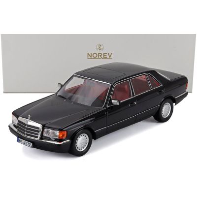 NOREV MERCEDES BENZ S-CLASS 560SEL (W126) 1991 - BLACK 1/18