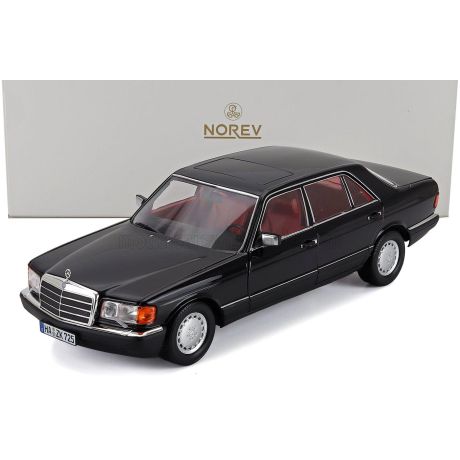 NOREV MERCEDES BENZ S-CLASS 560SEL (W126) 1991 - BLACK 1/18