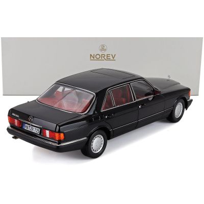 NOREV MERCEDES BENZ S-CLASS 560SEL (W126) 1991 - BLACK 1/18