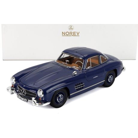 NOREV MERCEDES BENZ SL-CLASS 300SL COUPE GULLWING (W198) 1954 - BLUE 1/18