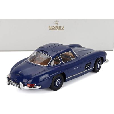 NOREV MERCEDES BENZ SL-CLASS 300SL COUPE GULLWING (W198) 1954 - BLUE 1/18
