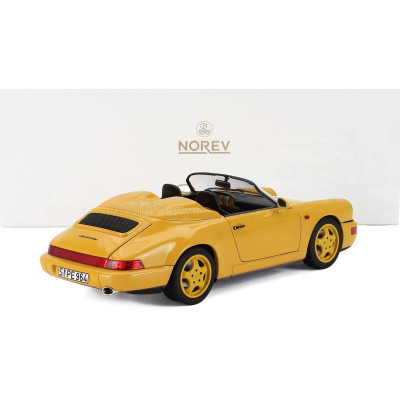 NOREV PORSCHE 911 964 SPEEDSTER CABRIOLET OPEN 1993 - YELLOW 1/18