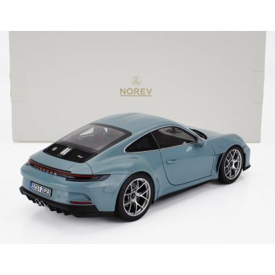 NOREV PORSCHE 911 992 S/T COUPE 2023 - MEISSEN BLUE 1/18