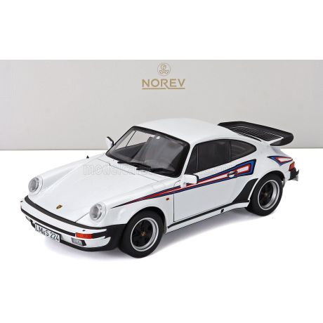 NOREV PORSCHE 911 930 TURBO 3.3 COUPE 1980 - WHITE 1/18