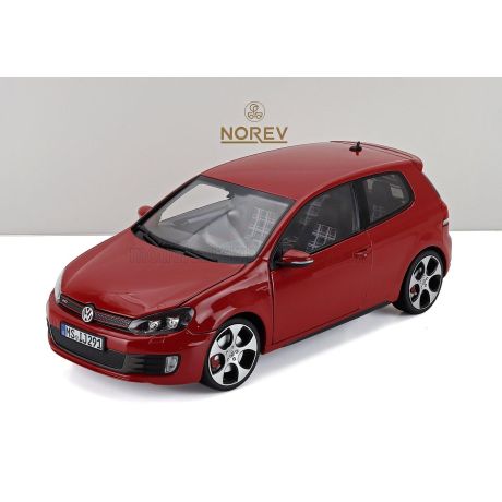 NOREV VOLKSWAGEN GOLF VI GTi 2009 - RED 1/18