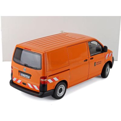 NOREV VOLKSWAGEN T5 VAN TRANSPORTER 2003 - ORANGE 1/18