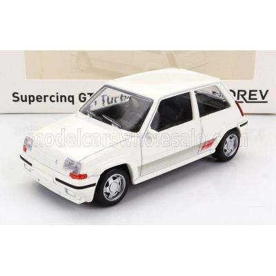 NOREV RENAULT R5 SUPERCINQUE GT TURBO PHASE II 1988 - WHITE 1/43