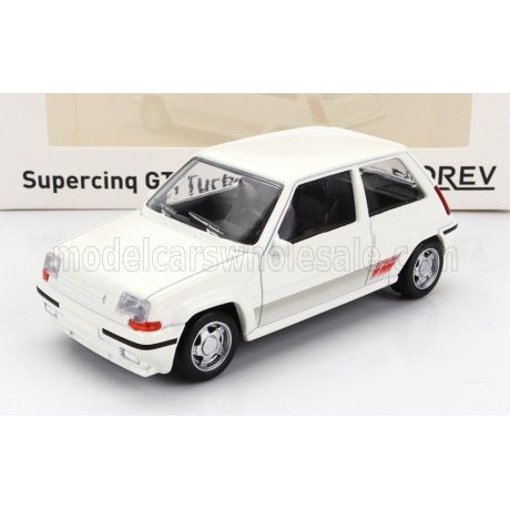 NOREV RENAULT R5 SUPERCINQUE GT TURBO PHASE II 1988 - WHITE 1/43