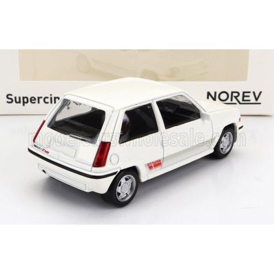 NOREV RENAULT R5 SUPERCINQUE GT TURBO PHASE II 1988 - WHITE 1/43