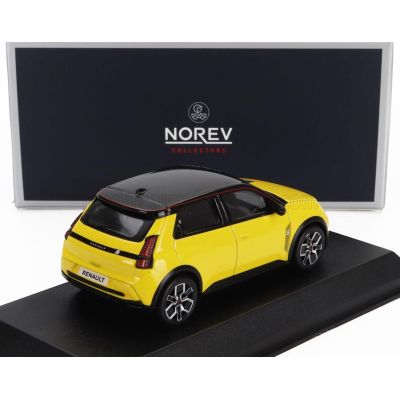 NOREV RENAULT R5 E-TECH FULL ELECTRIC 2024 - POP YELLOW BLACK 1/43