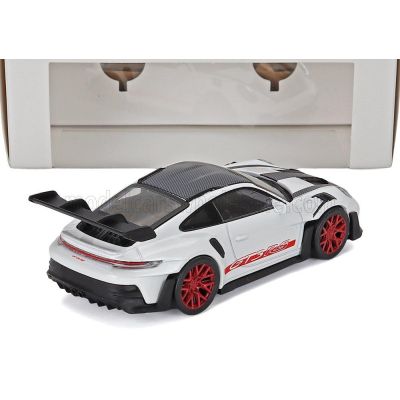 NOREV PORSCHE 911 992 GT3 RS WEISSACH PACKAGE COUPE 2022 - WHITE BLACK RED 1/43