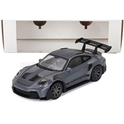 NOREV PORSCHE 911 992 GT3 RS WEISSACH PACKAGE COUPE 2022 - GREY BLACK 1/43
