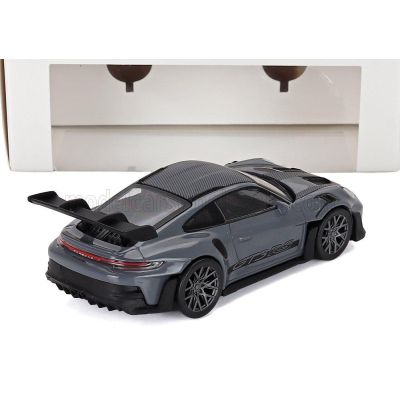 NOREV PORSCHE 911 992 GT3 RS WEISSACH PACKAGE COUPE 2022 - GREY BLACK 1/43