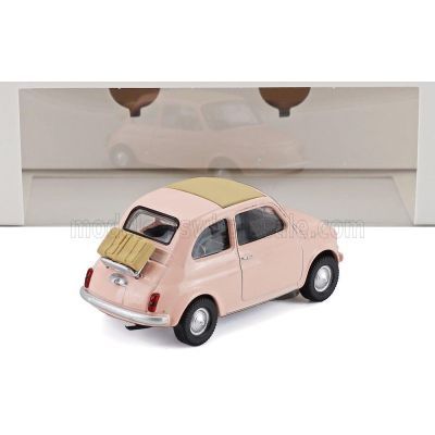 NOREV FIAT 500F 1965 - PINK 1/43