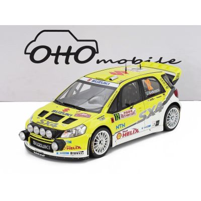 OTTO MOBILE SUZUKI SX4 WRC (night version) N 12 RALLY MONTECARLO 2008 GUNNAR ANDERSSON - JONAS ANDERSSON - YELLOW WHITE 1/18