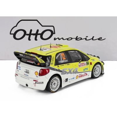 OTTO MOBILE SUZUKI SX4 WRC (night version) N 12 RALLY MONTECARLO 2008 GUNNAR ANDERSSON - JONAS ANDERSSON - YELLOW WHITE 1/18