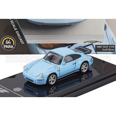 PARAGON MODELS PORSCHE 911 964 RUF CTR COUPE LHD 1987 - LIGHT BLUE 1/64