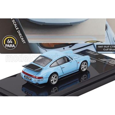 PARAGON MODELS PORSCHE 911 964 RUF CTR COUPE LHD 1987 - LIGHT BLUE 1/64