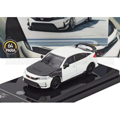 PARAGON MODELS HONDA CIVIC TYPE-R (FL5) LHD 2023 - WHITE BLACK 1/64
