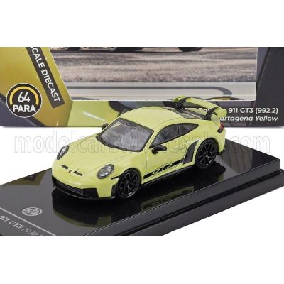 PARAGON MODELS PORSCHE 911 992-2 GT3 COUPE LHD 2024 - YELLOW 1/64