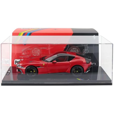 POLISTIL FERRARI 12CILINDRI 2024 - WITH SHOWCASE - NUMBERED ONE BY ONE - ROSSO CORSA - RED 1/18