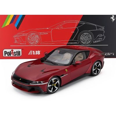 POLISTIL FERRARI 12CILINDRI 2024 - WITH SHOWCASE - NUMBERED ONE BY ONE - ROSSO IMOLA - RED MET 1/18