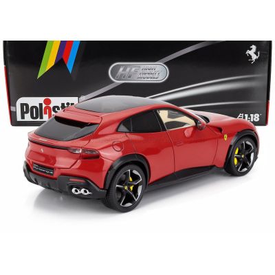 POLISTIL FERRARI PUROSANGUE 2022 - ROSSO CORSA 322 - CREAM INTERIOR 1/18