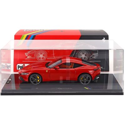 POLISTIL FERRARI ROMA 2019 - WITH SHOWCASE - NUMBERED ONE BY ONE - ROSSO CORSA 322 - RED 1/18