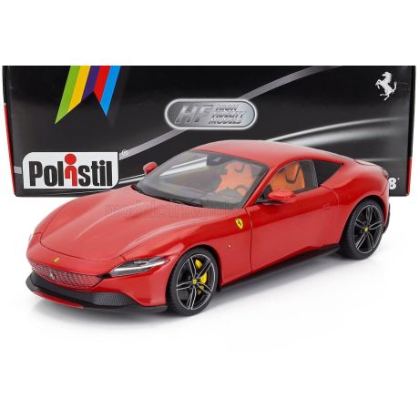 POLISTIL FERRARI ROMA 2019 - ROSSO CORSA 322 - RED 1/18