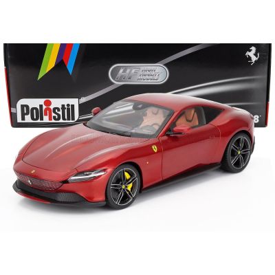 POLISTIL FERRARI ROMA 2019 - ROSSO MAGMA - RED MET 1/18