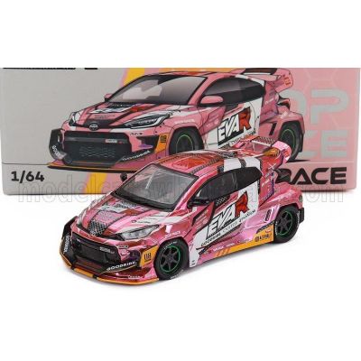 POP RACE LIMITED TOYOTA YARIS GR EVA RT GOODRIDE N 08 RACING 2023 - PINK MET 1/64