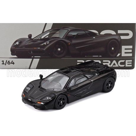 POP RACE LIMITED McLAREN F-1 ROAD CAR 1993 - BLACK 1/64