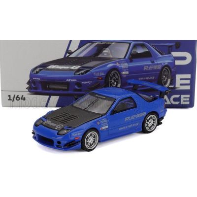 POP RACE LIMITED MAZDA RX-7 (FC3S) RE-AMEMIYA 2006 - BLUE BLACK 1/64
