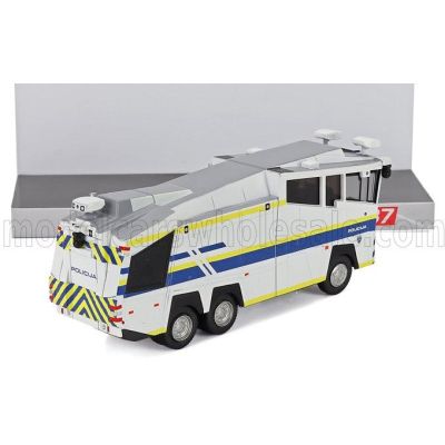 PREMIUM CLASSIXXS ROSENBAUER WASSERFER 10000 POLICIJA TANKER TRUCK 3-ASSI 2009 - WHITE 1/87