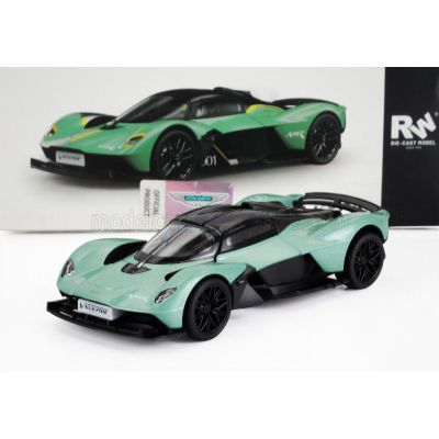 RE EL TOYS ASTON MARTIN VALKIRIE N 001 2023 - LIGHT GREEN BLACK 1/43