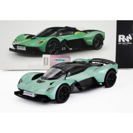 RE EL TOYS ASTON MARTIN VALKIRIE N 001 2023 - LIGHT GREEN BLACK 1/43