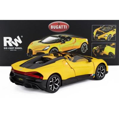 RE EL TOYS BUGATTI MISTRAL W16 2023 - YELLOW 1/24